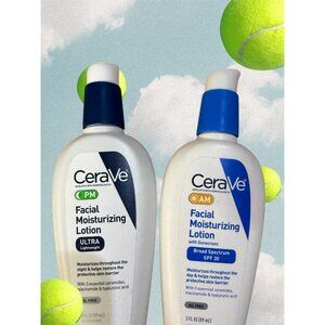 CeraVe  FacialMoisturizingLotion 3 oz per each bottle lot of 2 new